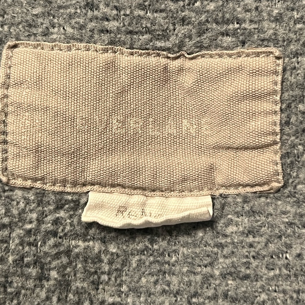 Everlane ReNew Fleece Half-Zip Pullover Blue Gray Sweatshirt Women’s L - Picture 4 of 6